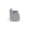 Lesro Siena Lounge Reception 3 Seat Tandem Seating No Center Arms, Brushed Steel, RS Fog Upholstery SN3101 - alternate 3